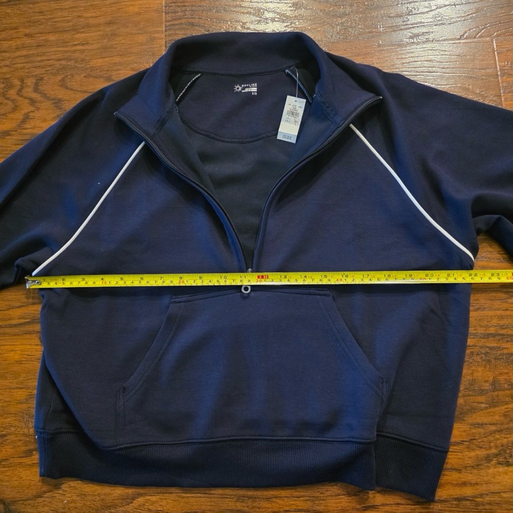 Aerie quarter Zip Sweatshirt - Picture 2 of 11